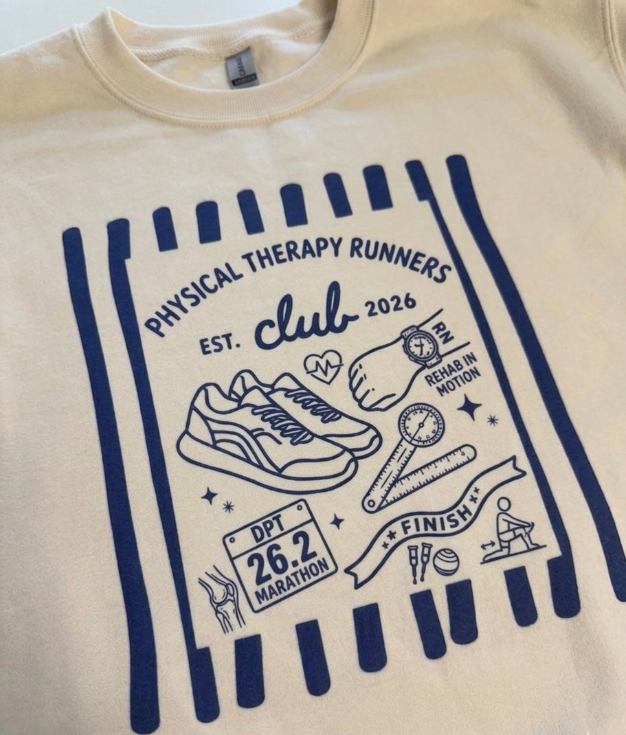 Physical Therapy Runners Club Sweatshirt
