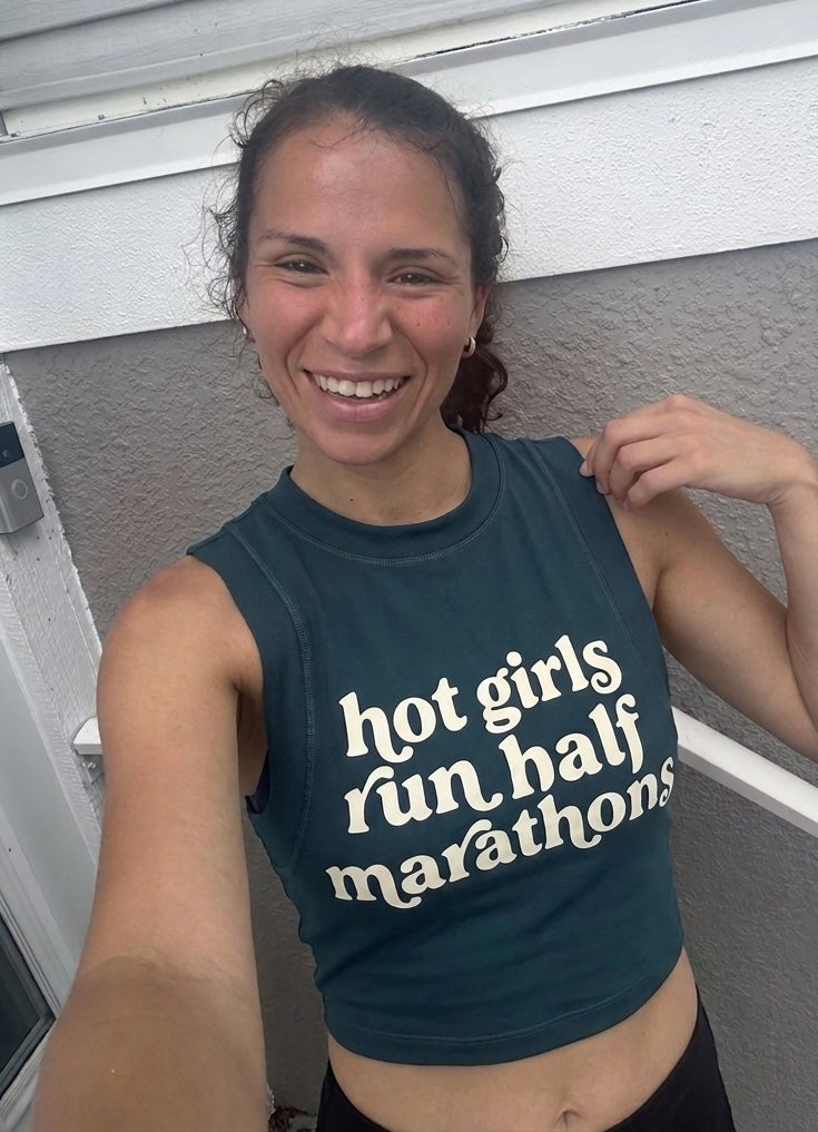 Hot Girls Run Half Marathons Tank