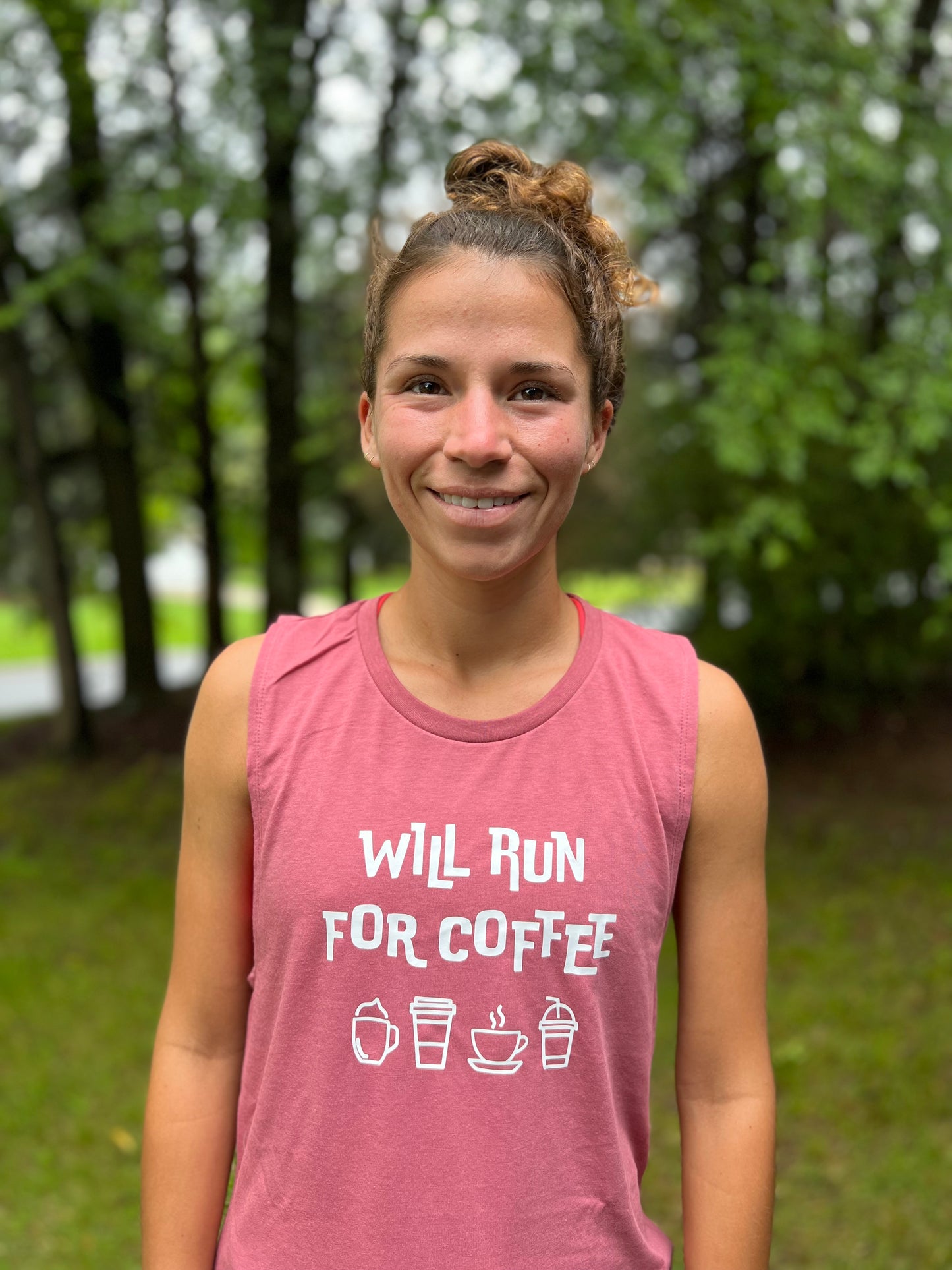 Will Run For Coffee Tank