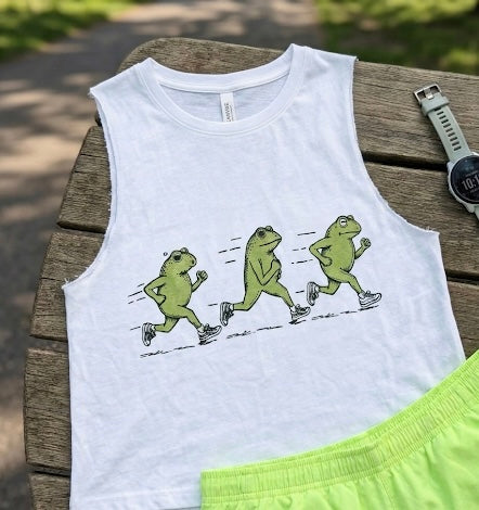 Froggy Run Crop Tank