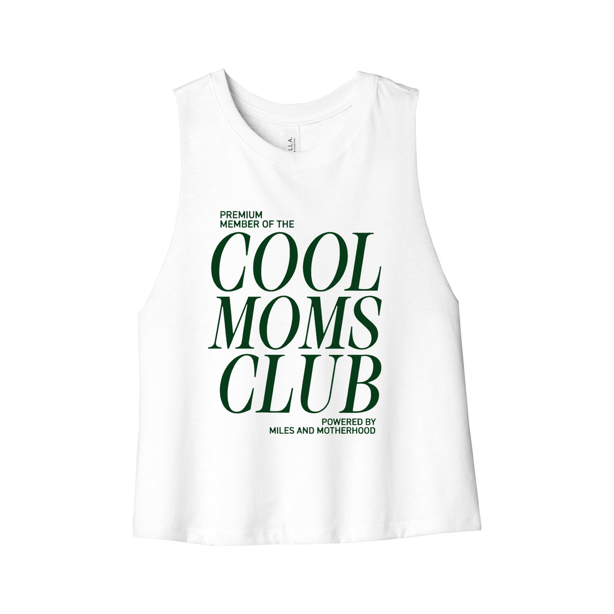 Cool Mom Run Crop Tank