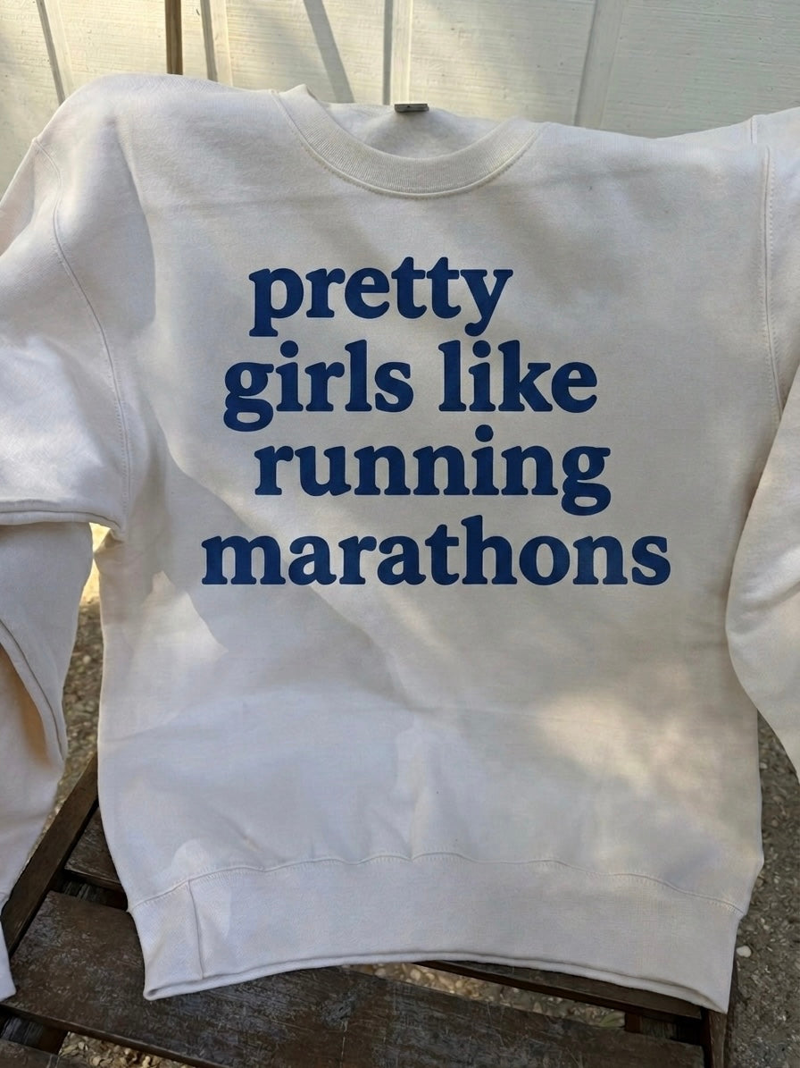 Pretty Girls Like Running Sweatshirt