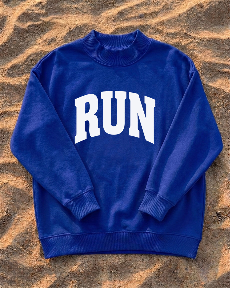 Run Mock Neck Sweatshirt
