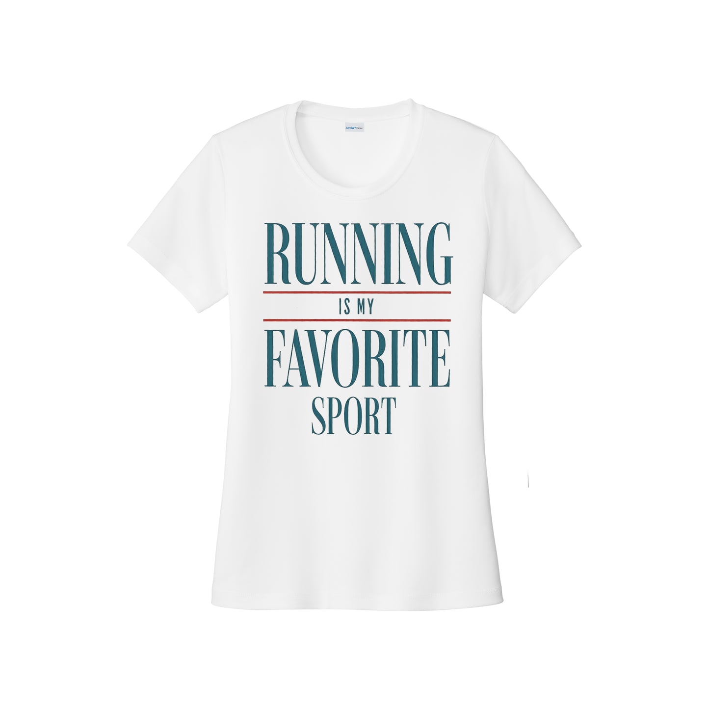 Running Is My Favorite Sport Women's Performance Tshirt