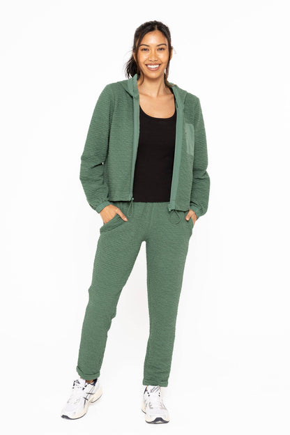 Textured Zip-Up Jacket (Final Sale)