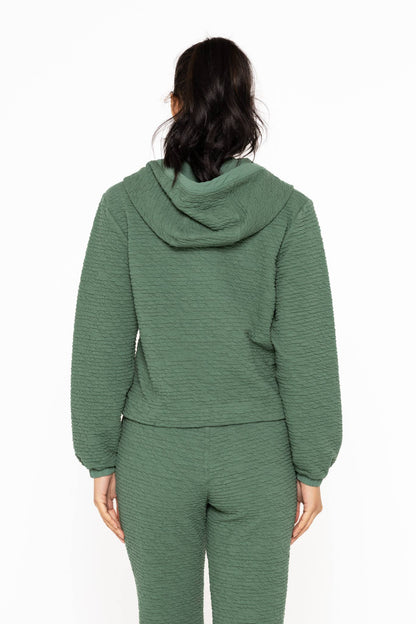 Textured Zip-Up Jacket (Final Sale)
