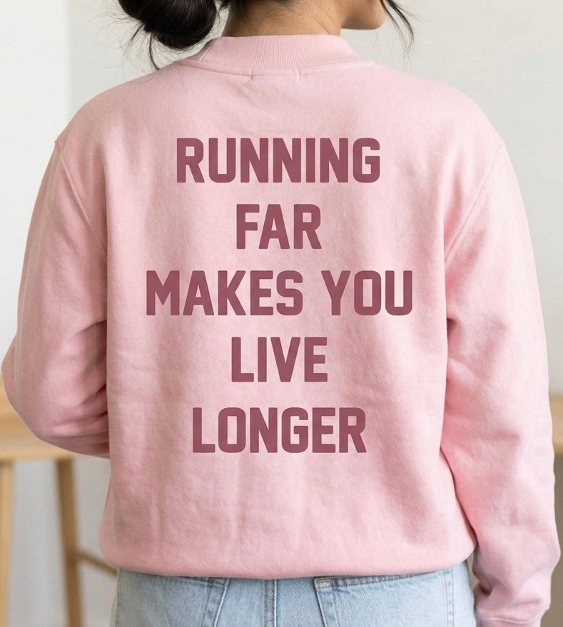 Running Far Mock Neck Sweatshirt