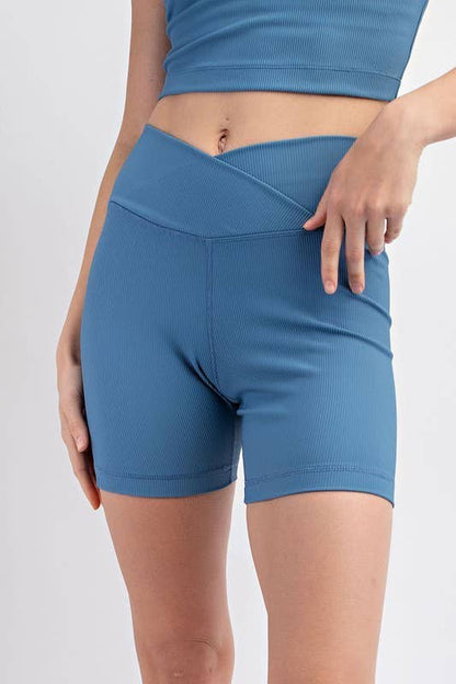 Seamless Rib Biker Shorts (Final Sale)