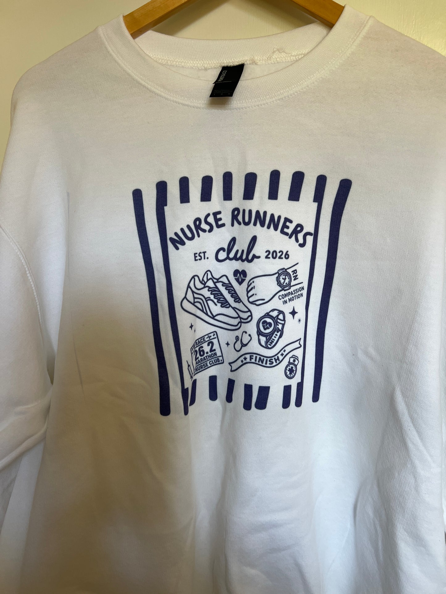 Nurse Runner 26.2 Size L Sweatshirt