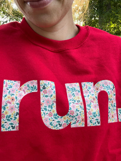 Spring Run Sweatshirt in Red