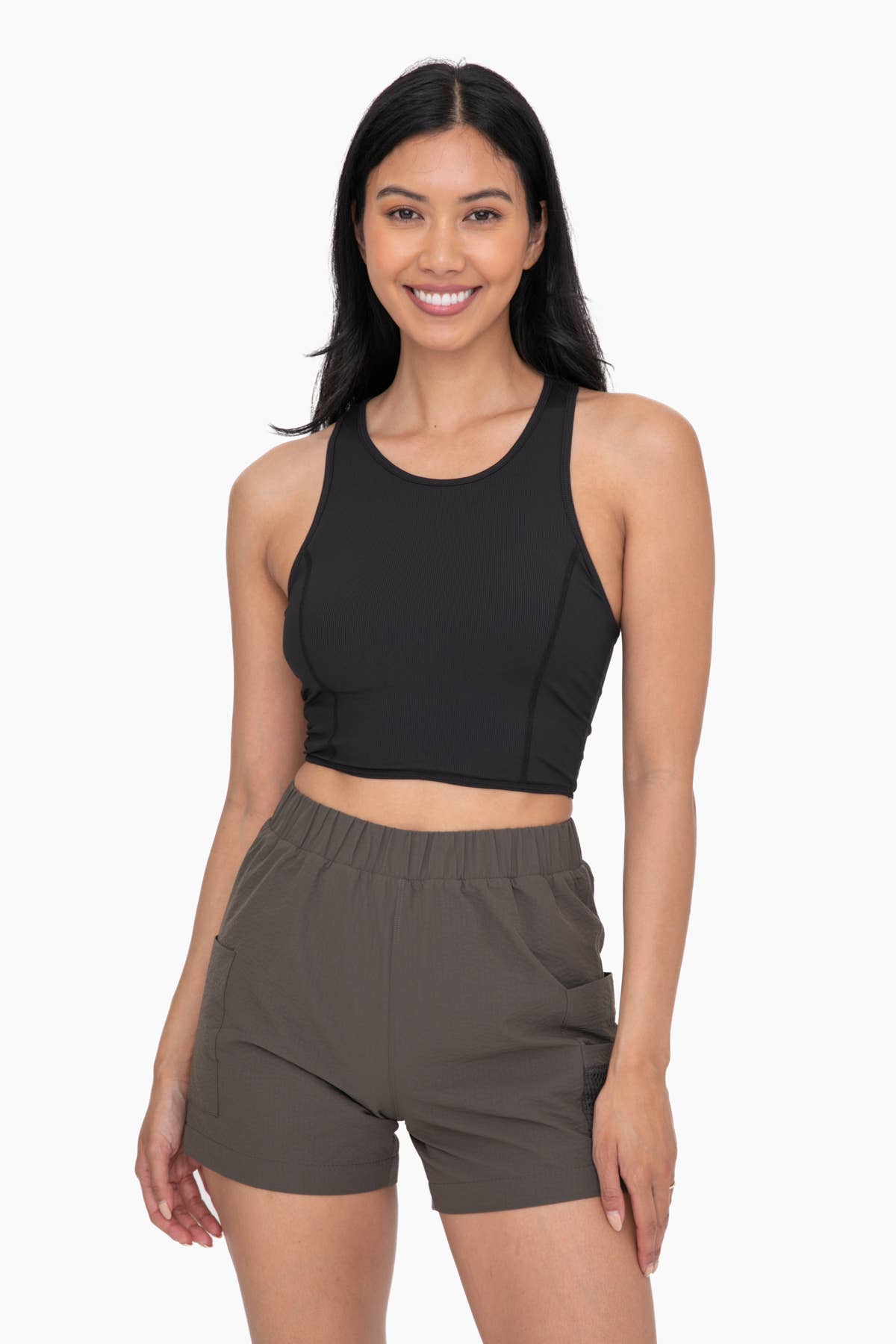 Racerback Cropped Top