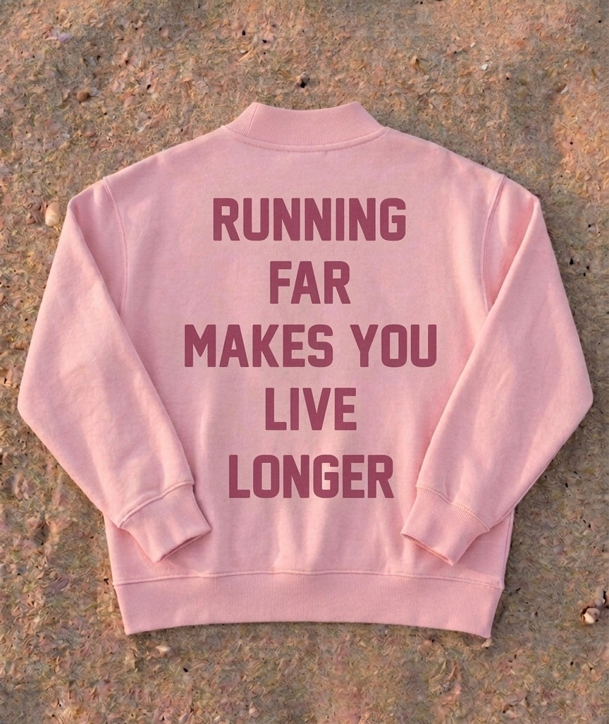 Running Far Mock Neck Sweatshirt