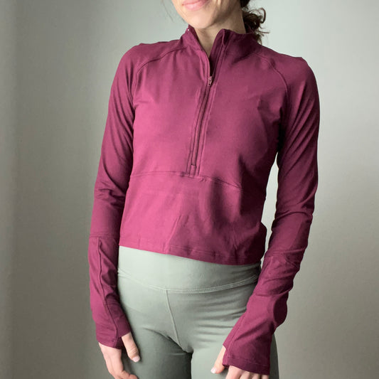 Cropped Quarter Zip