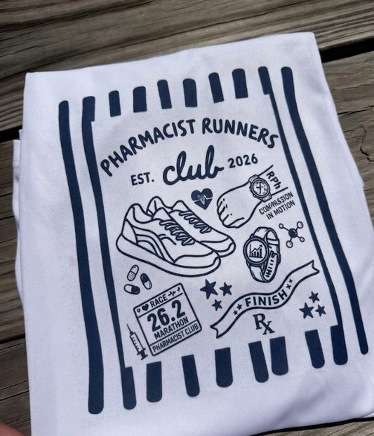 The Pharmacist Runners Club T-shirt