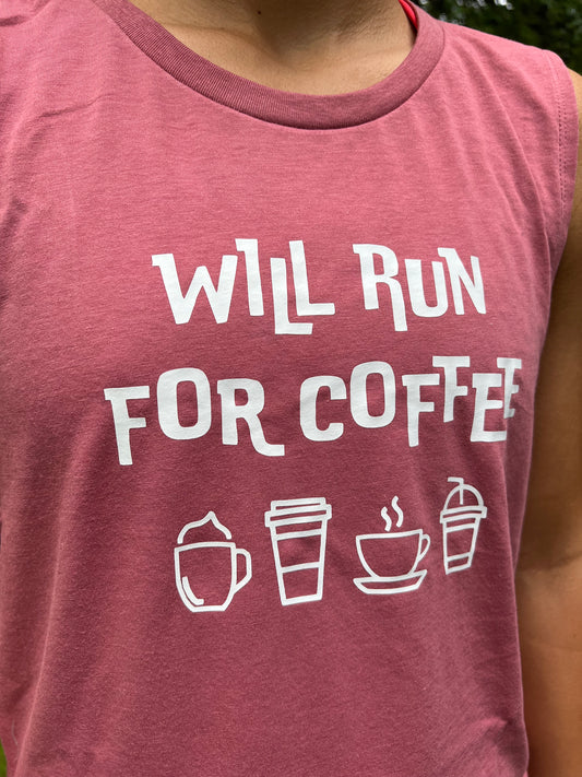 Will Run For Coffee Tank
