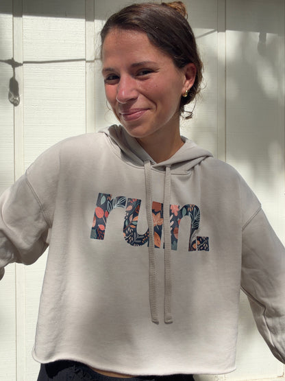 Autumn Run Crop Sweatshirt