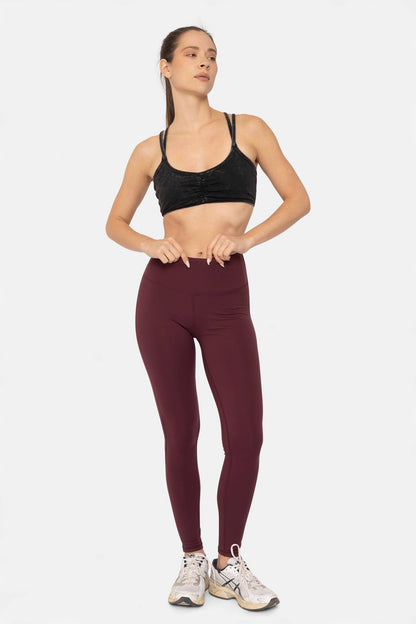 Mineral Wash Cotton Blend Lounge Bra (Final Sale)