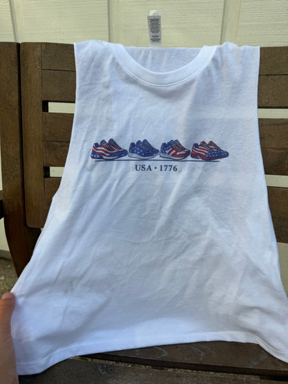 The Running Shoes Crop Tank
