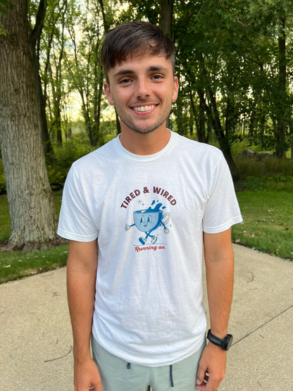 Tired & Wired Coffee Runner T-Shirt
