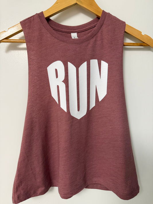 Run Love Crop Tank