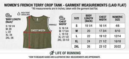 Book Lover and Runner Girl Crop Tank