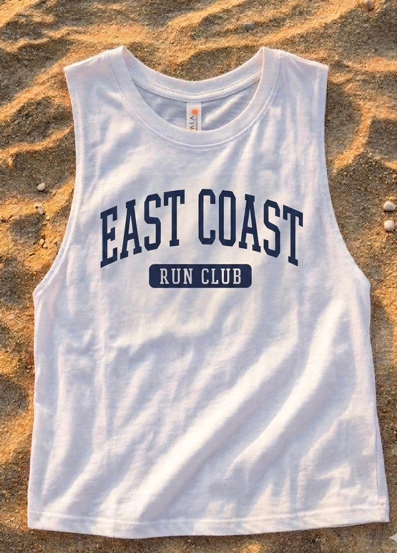 The Coast Run Club Crop Tank