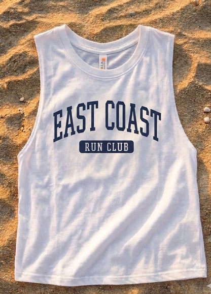 The Coast Run Club Crop Tank