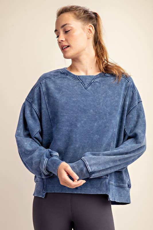 Mineral Washed Pullover