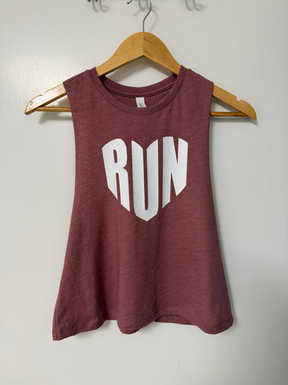 Run Love Crop Tank