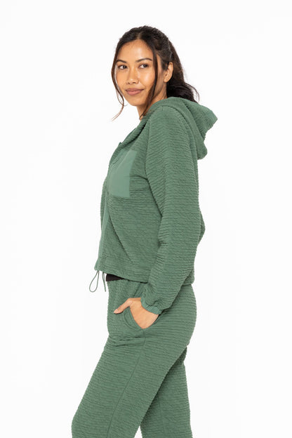 Textured Zip-Up Jacket (Final Sale)