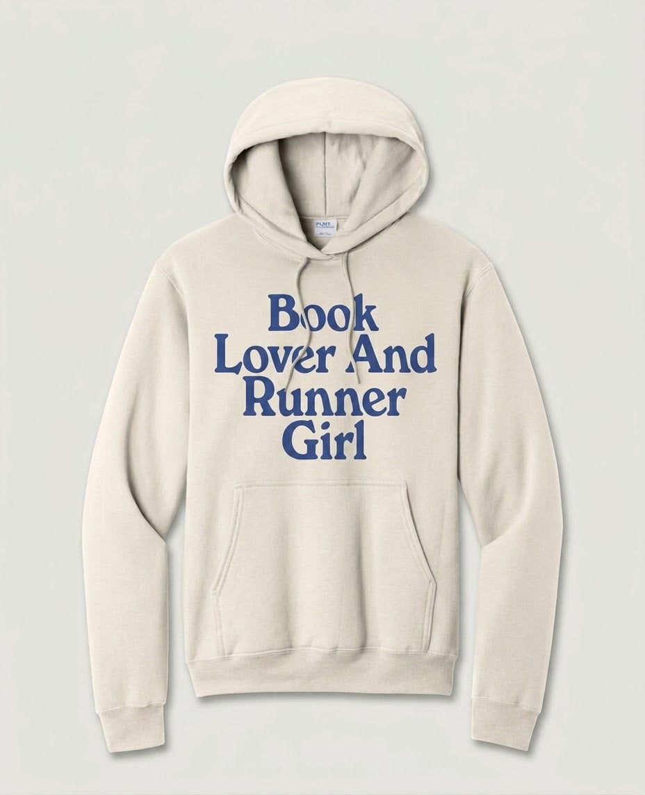 Book Lover and Runner Girl Hoodie