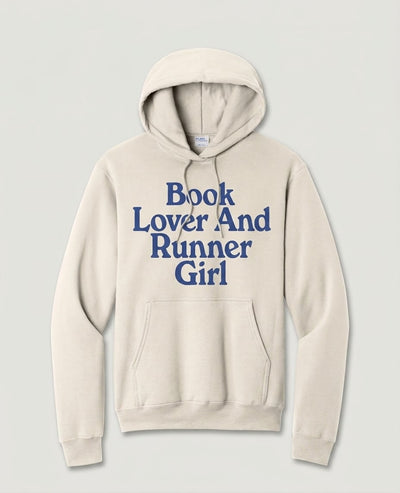 Book Lover and Runner Girl Hoodie