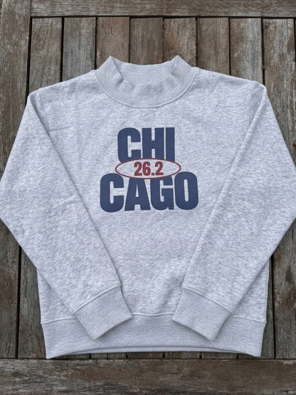 Chicago Mock Neck in Grey