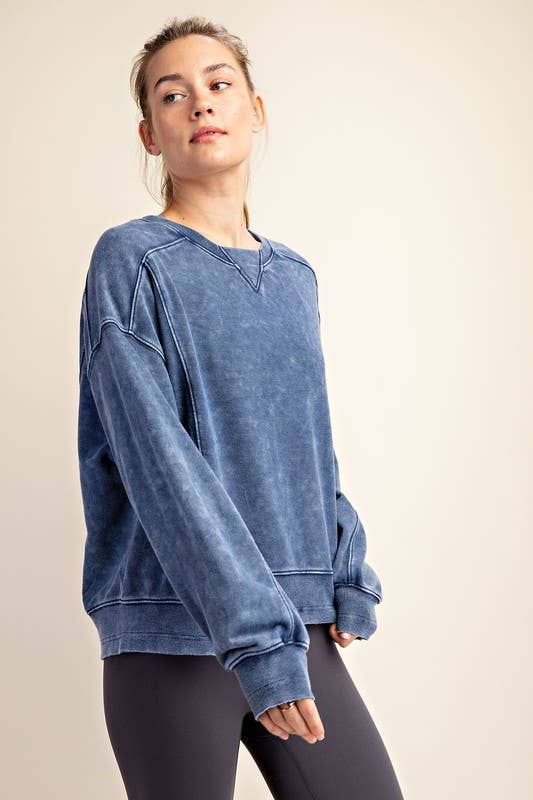 Mineral Washed Pullover