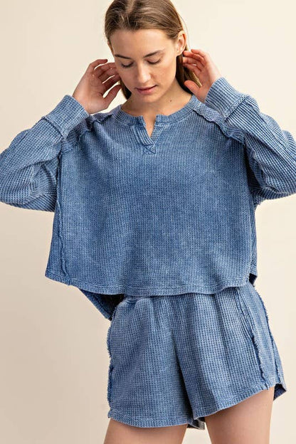 Waffle Knit Set (Final Sale)