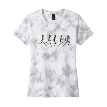 Skeleton Performance Short Sleeve Tie Dye