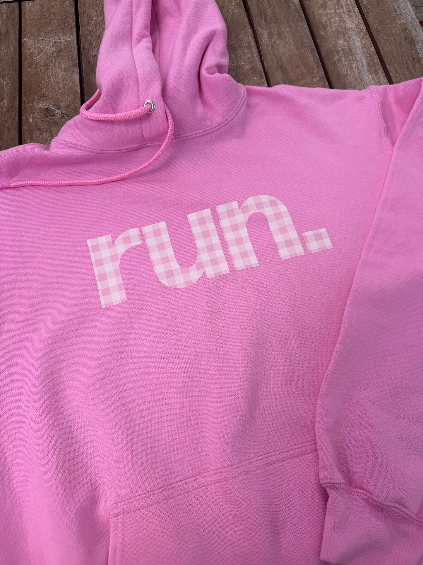 Rose Gingham Hoodie