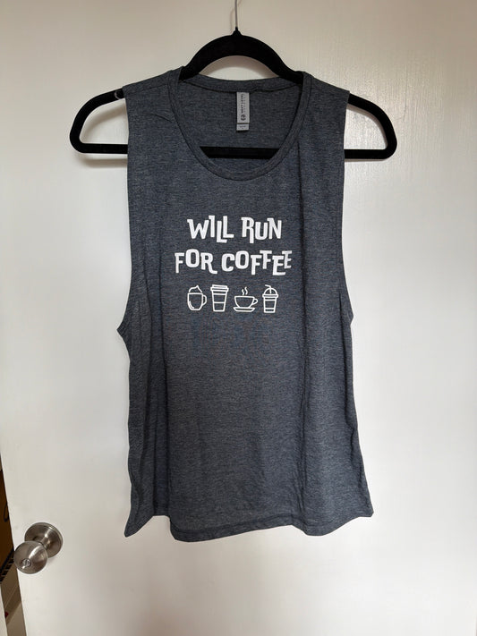 L Will Run For Coffee Tank