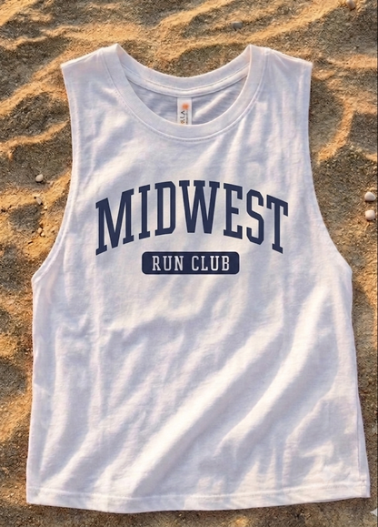 The Coast Run Club Crop Tank