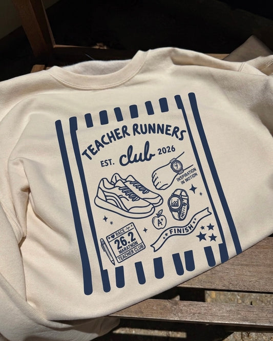Teacher Runners Club Sweatshirt