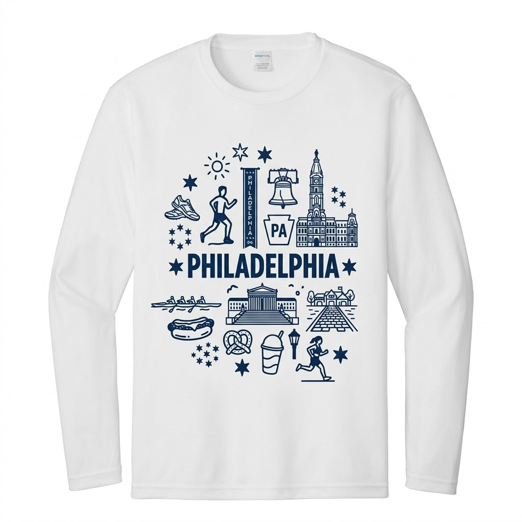 Philadelphia Runners Performance Long Sleeve