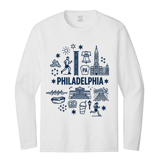 Philadelphia Runners Performance Long Sleeve