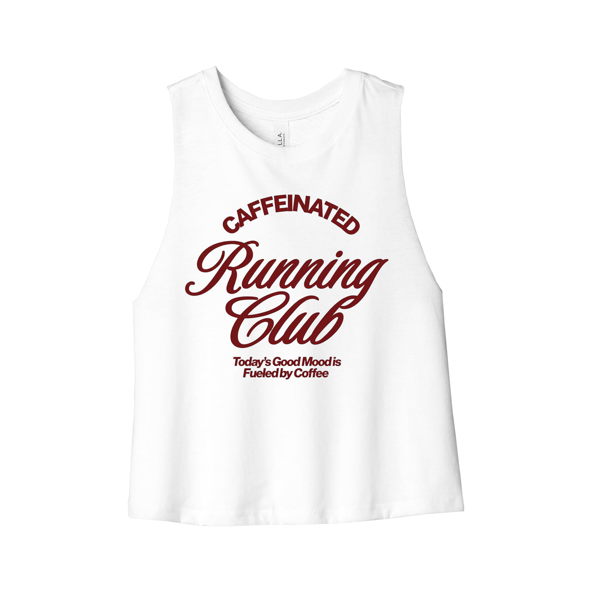 Caffeinated Running Club Crop Tank