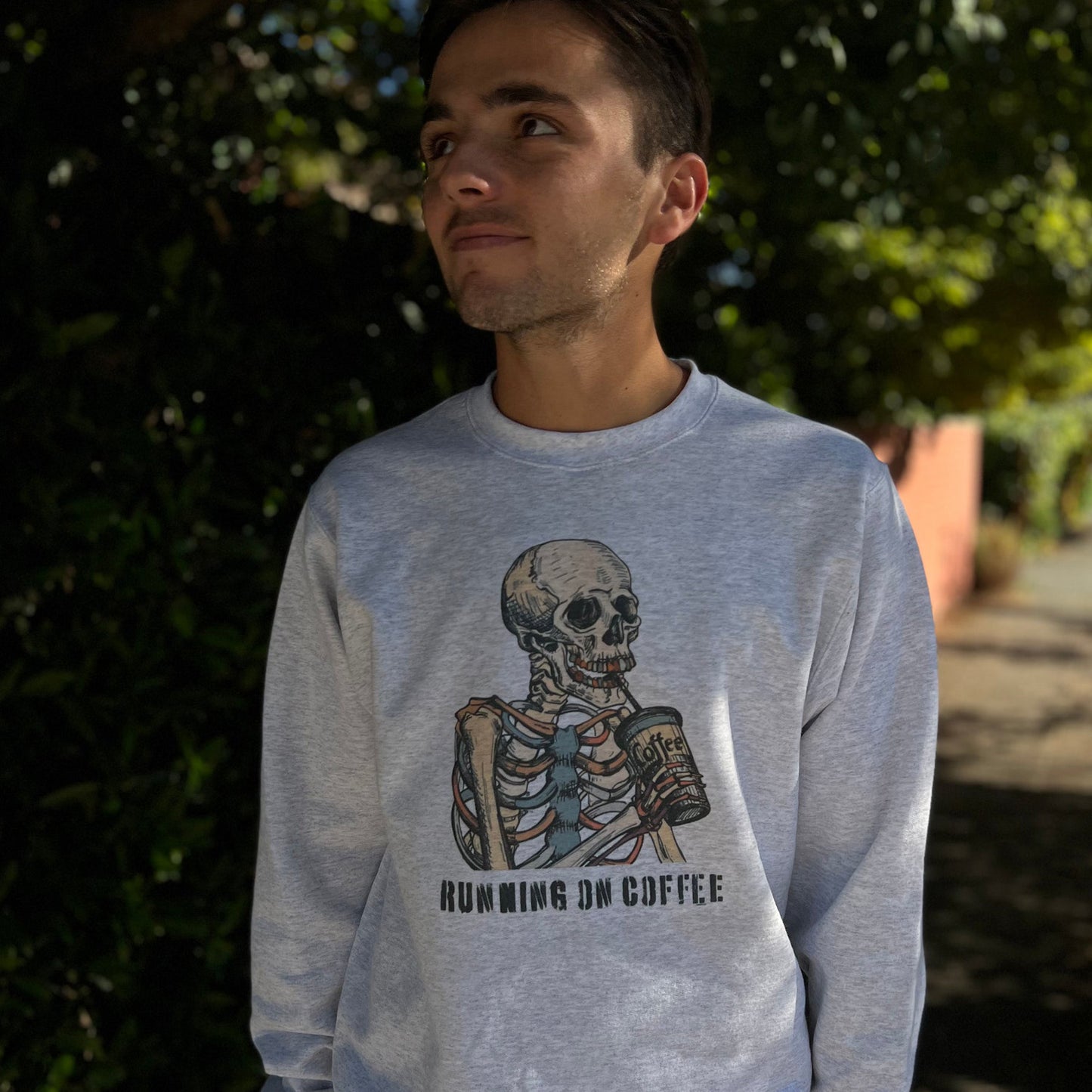 Coffee Skeleton Sweatshirt