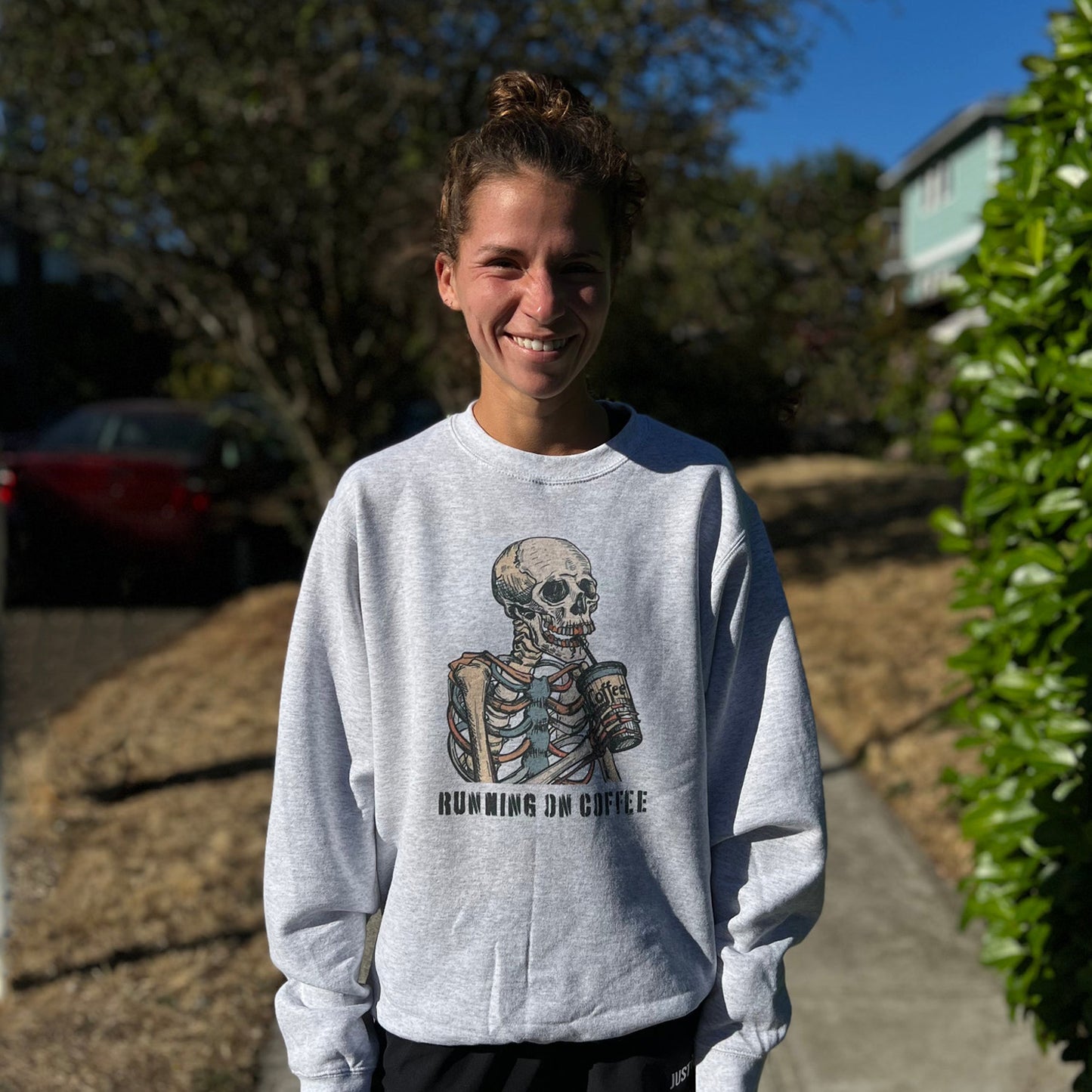 Coffee Skeleton Sweatshirt