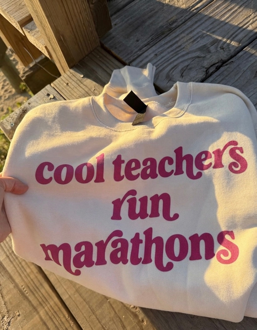 Customizable Cool Runners Sweatshirt in Pink