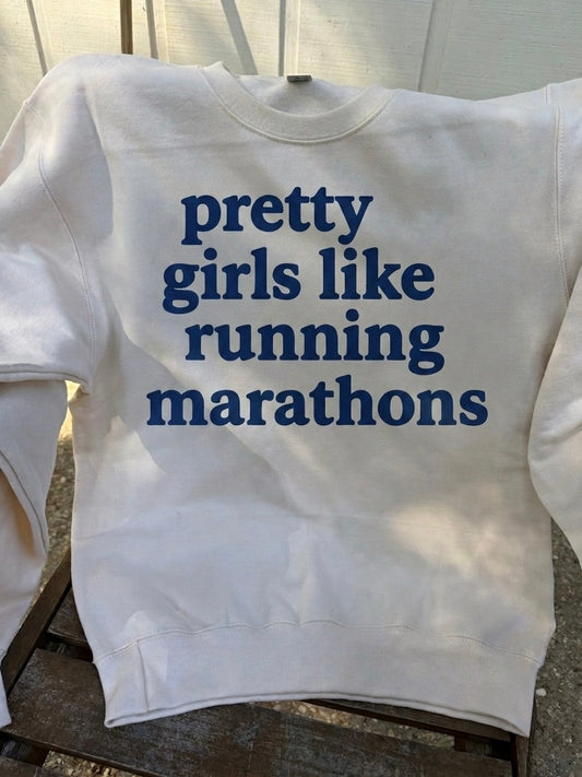 Pretty Girls Like Running Sweatshirt