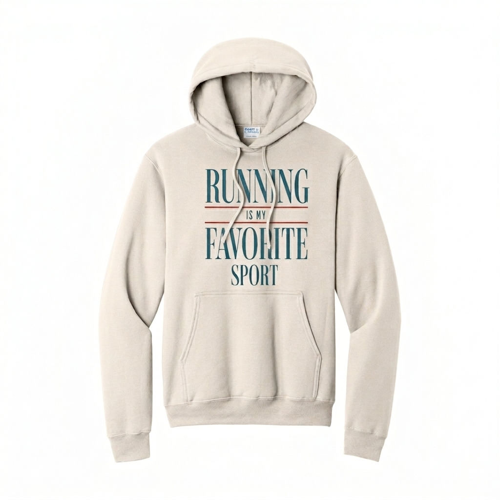 Running Is My Favorite Sport Hoodie