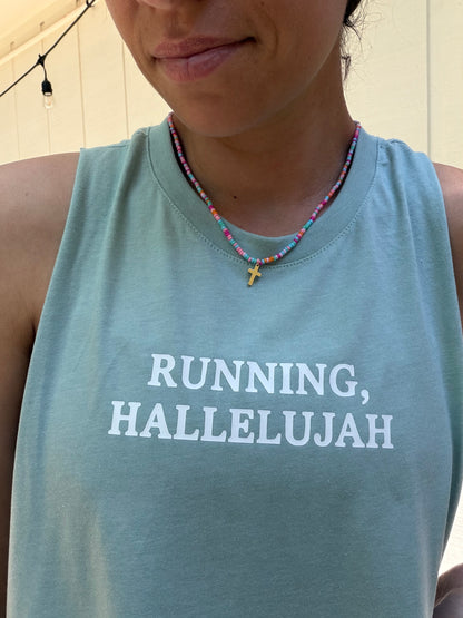 Running, Hallelujah Crop Tank