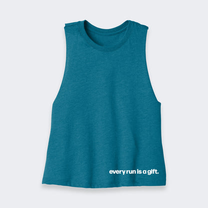 Every Run Is A Gift Crop Tank